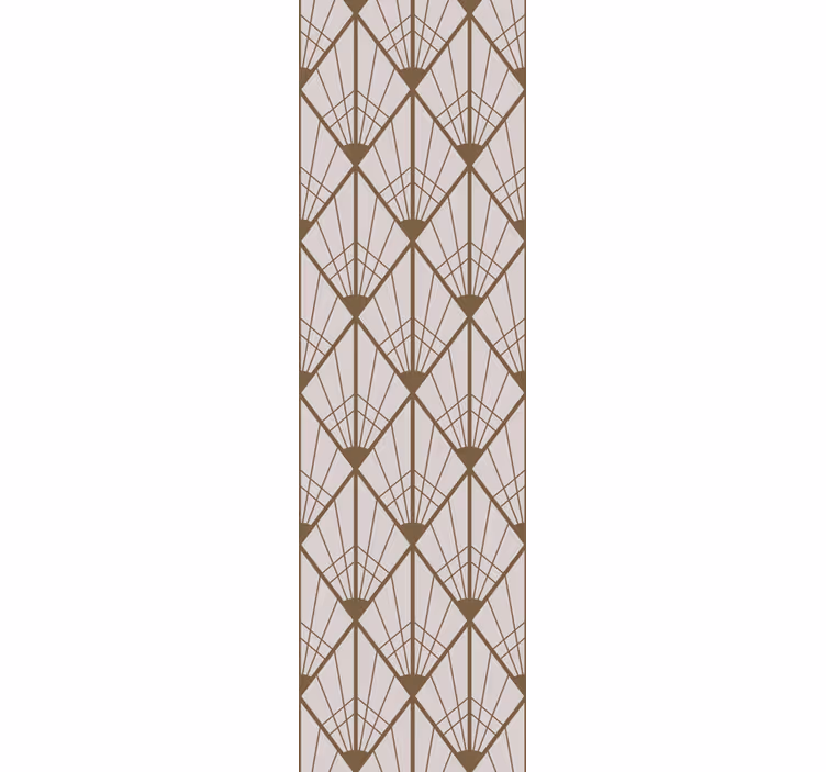 Carta da parati geometrica design geometrico del ventilatore - TenStickers