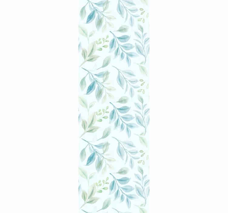 Carta da parati foglie fogliame elegante - TenStickers