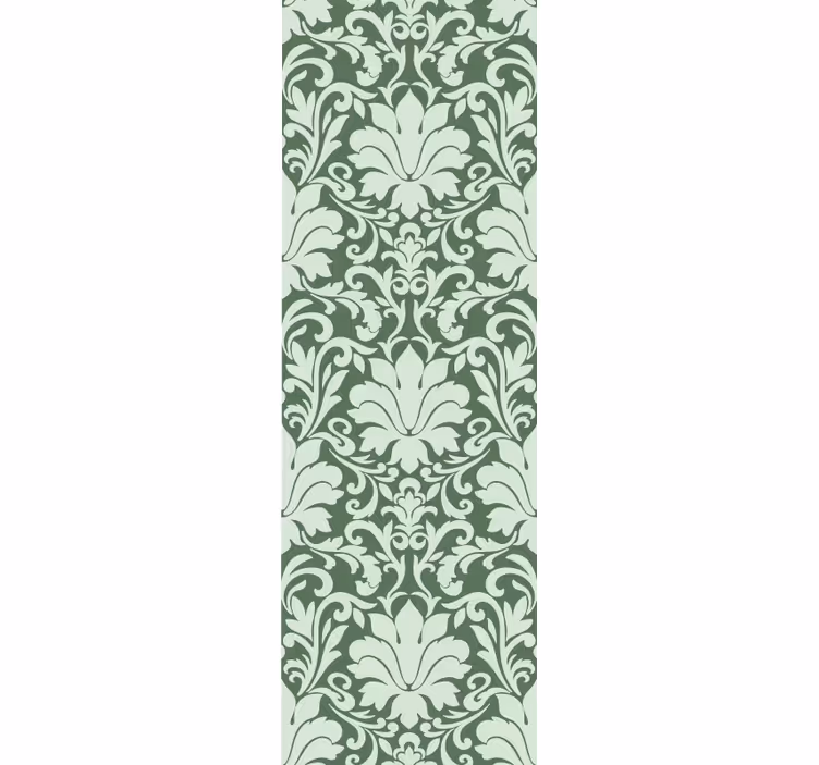 Carta da parati floreale elegante motivo a fogliame - TenStickers