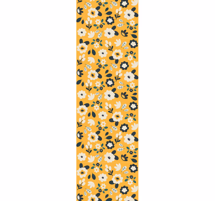 Carta da parati floreale carattere per la camera - TenStickers