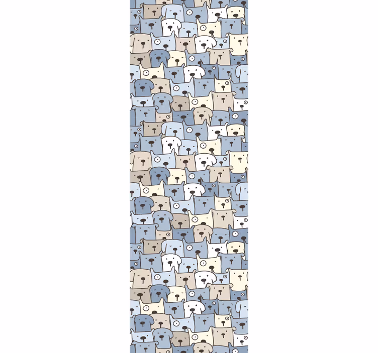 carta da parati cani canini dei cartoni animati - TenStickers