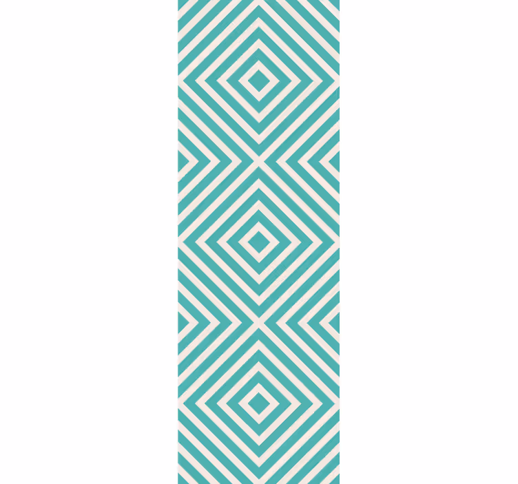 Carta da parati geometrica motivo a diamante abbagliante - TenStickers