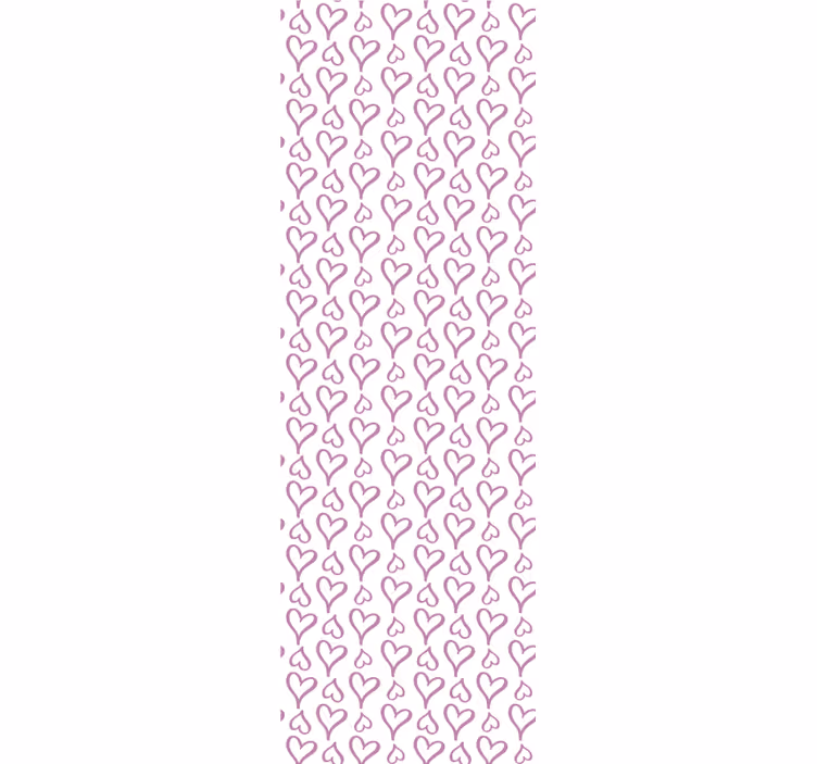 Carta da parati ornamentale motivo a cuore giocoso - TenStickers