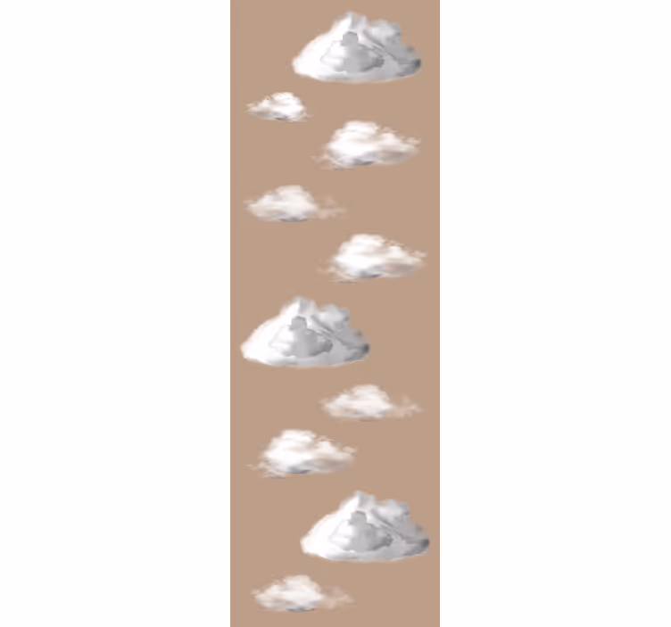 Carta da parati natura modello di cielo nuvoloso - TenStickers
