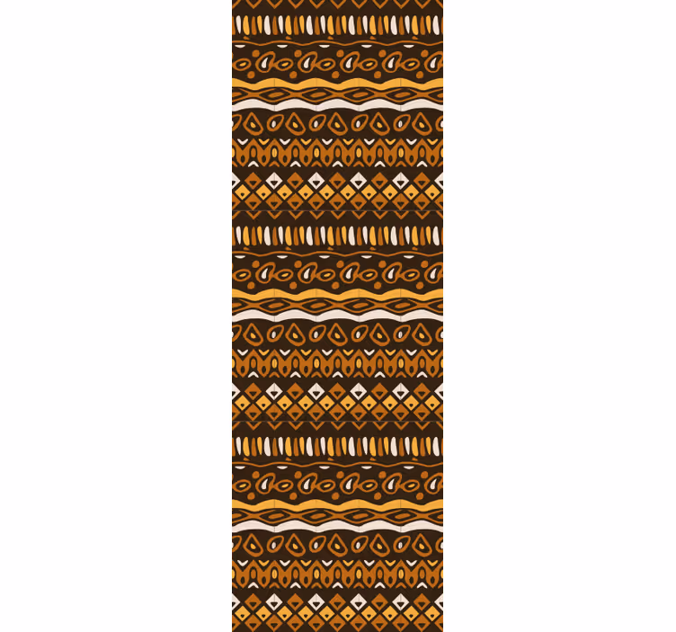 Carta da parati ornamentale modello tribale - TenStickers