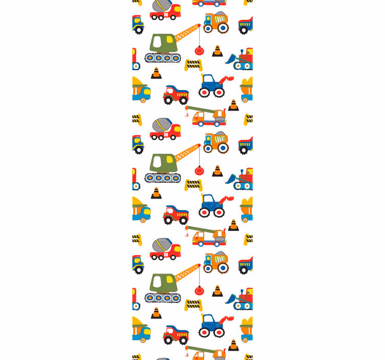 Carta da parati cameretta delizia della costruzione - TenStickers