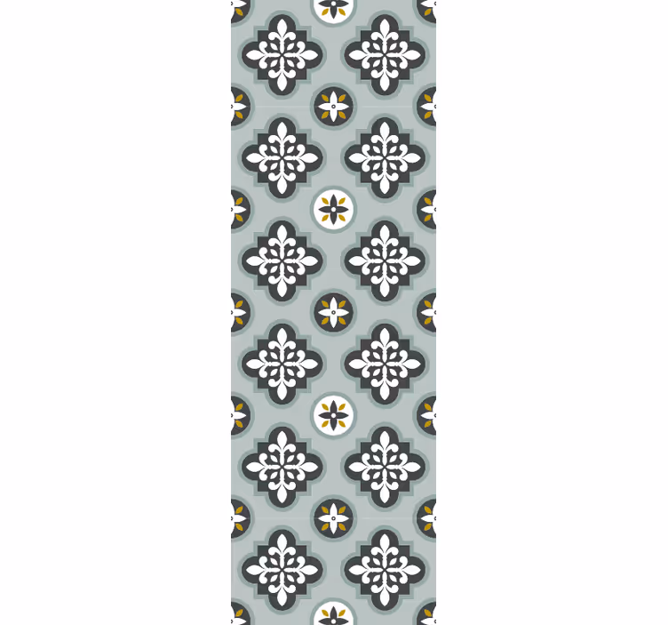 Carta da parati ornamentale motivo floreale ornato - TenStickers