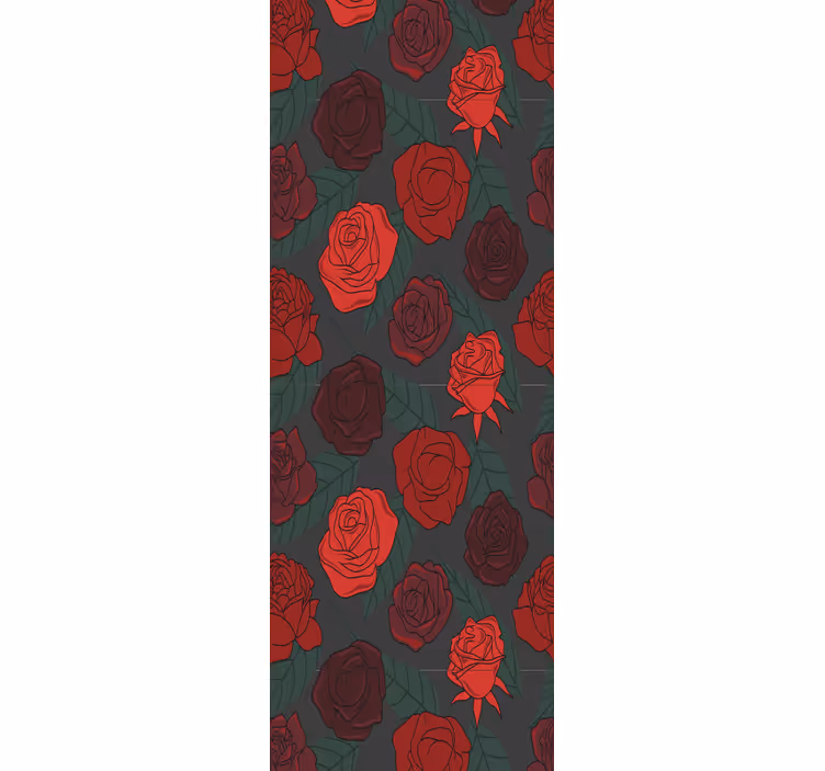 Carta da parati floreale rosea eleganza - TenStickers
