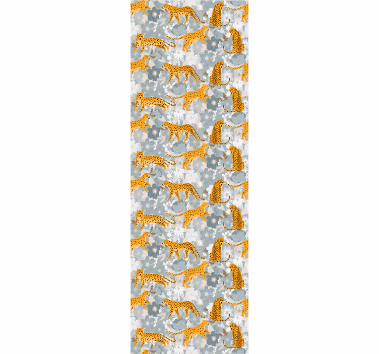 Carta da parati animali motivo leopardato - TenStickers