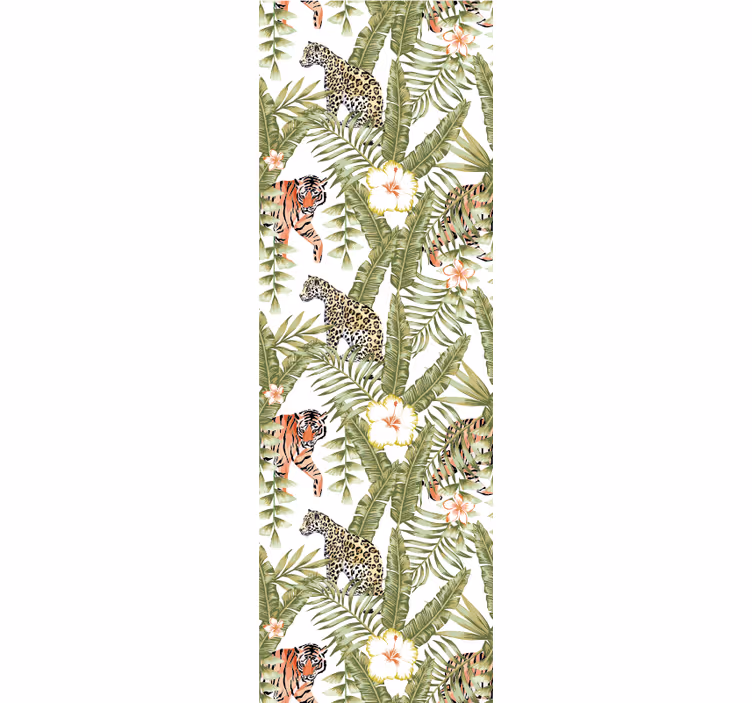 Carta da parati animali fauna della giungla tropicale - TenStickers