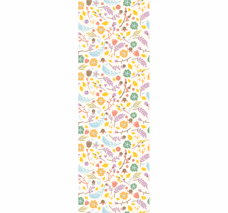 Carta da parati foglie giardino botanico - TenStickers