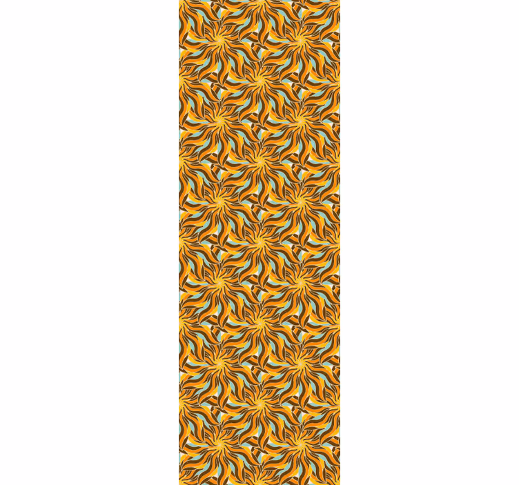 Carta da parati geometrica intricati motivi a spirale - TenStickers