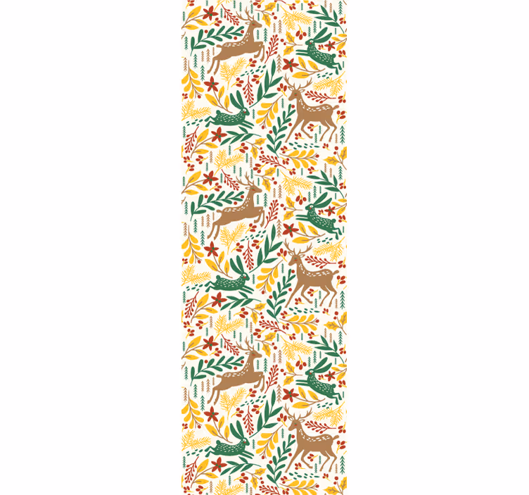 Carta da parati animali modello di fauna forestale - TenStickers