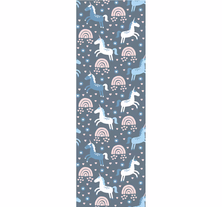 Carta da parati animali motivo arcobaleni giraffa - TenStickers