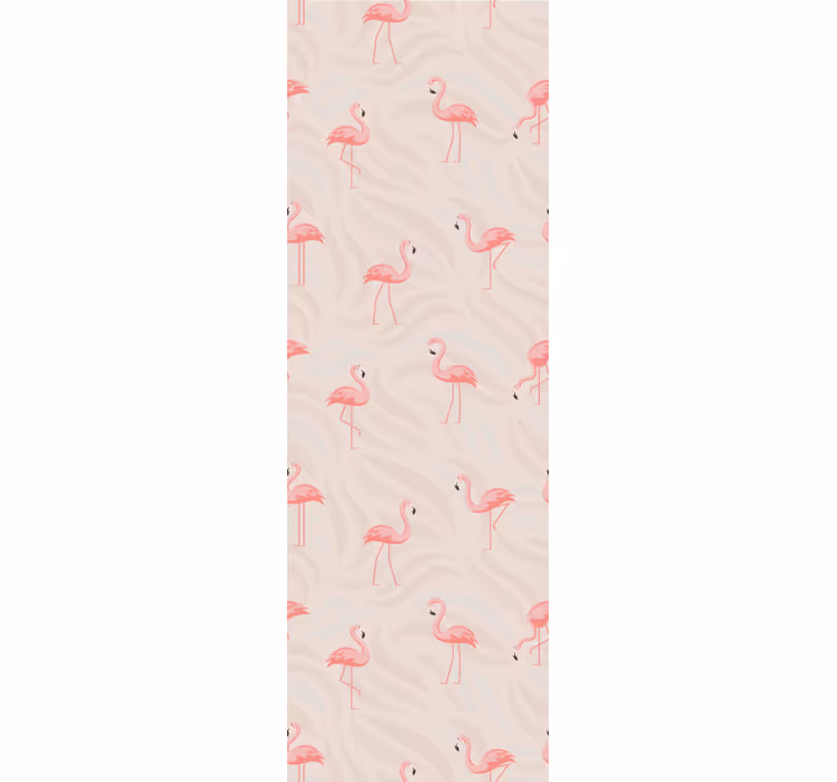 Carta da parati animali ensemble di fenicotteri - TenStickers