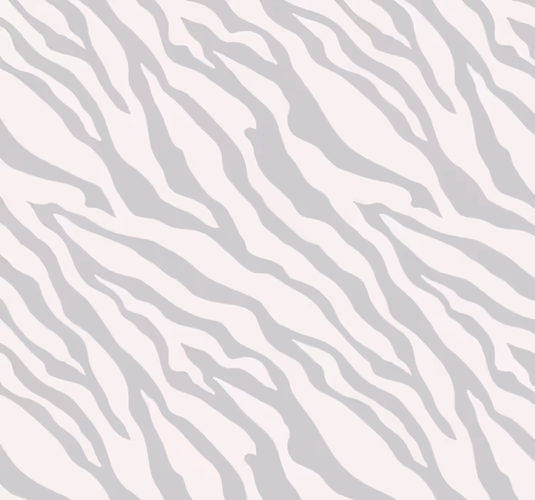 Carta da parati soggiorno Motivo zebrato grigio chiaro - TenStickers