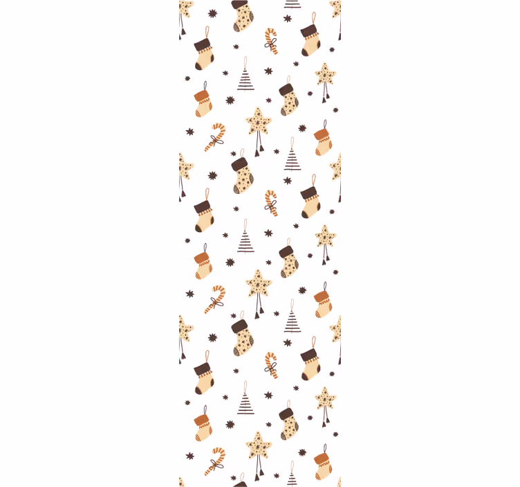 Carta da parati natalizia immagini festive - TenStickers