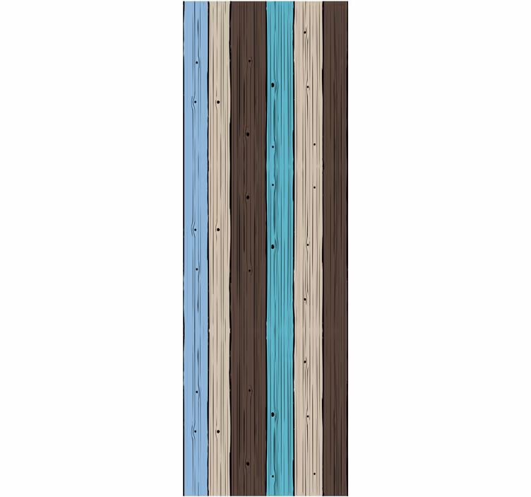 Carta da parati effetto legno tavole stilizzate - TenStickers