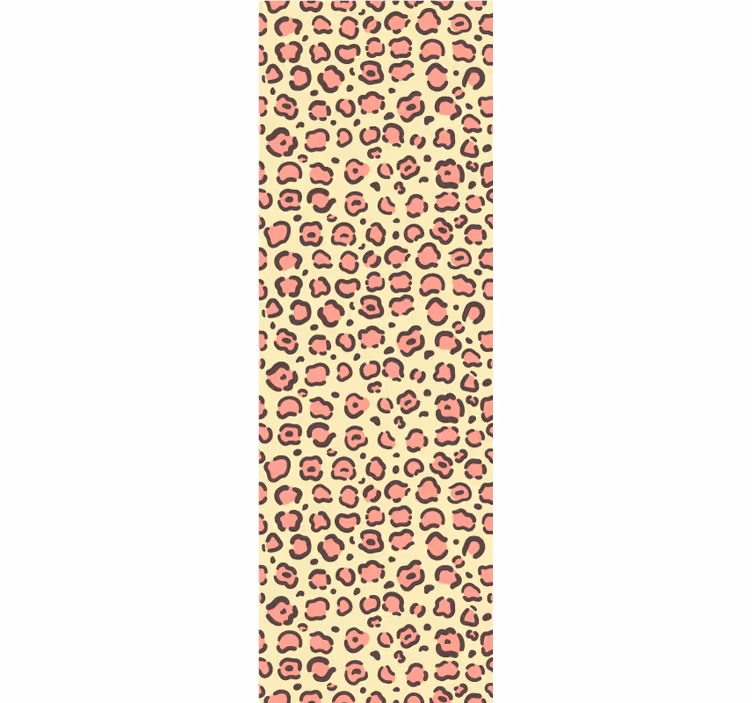 Carta da parati effetto piastrelle motivo leopardato - TenStickers