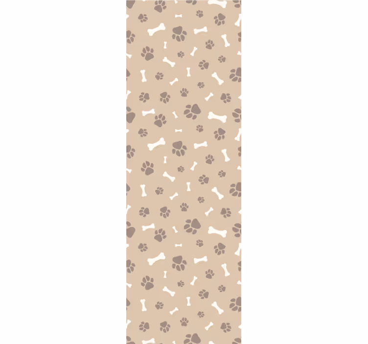 carta da parati cani sagome canine - TenStickers