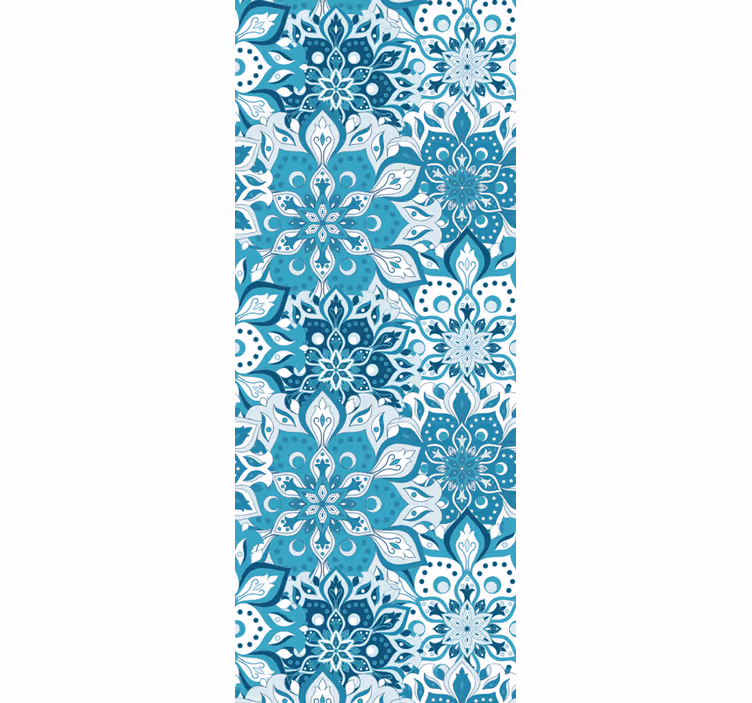 Carta da parati ornamentale motivo floreale mandala - TenStickers