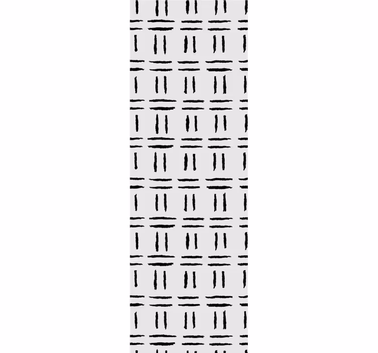 Carta da parati nordica configurazione lineare geometrica - TenStickers