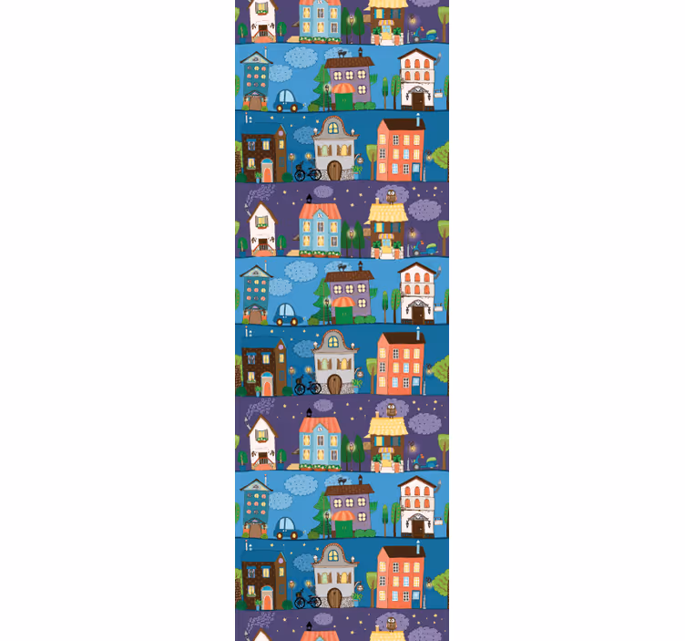 Carta da parati città racconto urbano - TenStickers