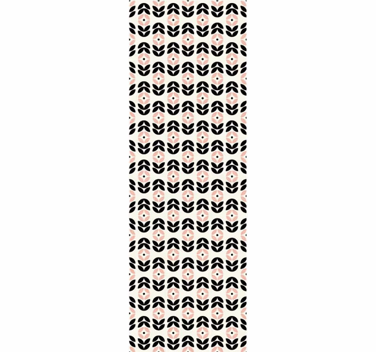 Carta da parati ornamentale motivo geometrico dei petali - TenStickers