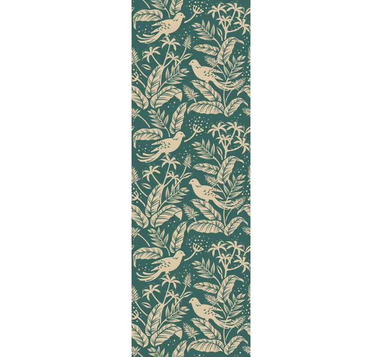 Carta da parati uccelli voliera botanica - TenStickers