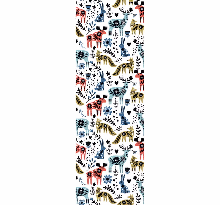 Carta da parati animali fauna scandinava - TenStickers