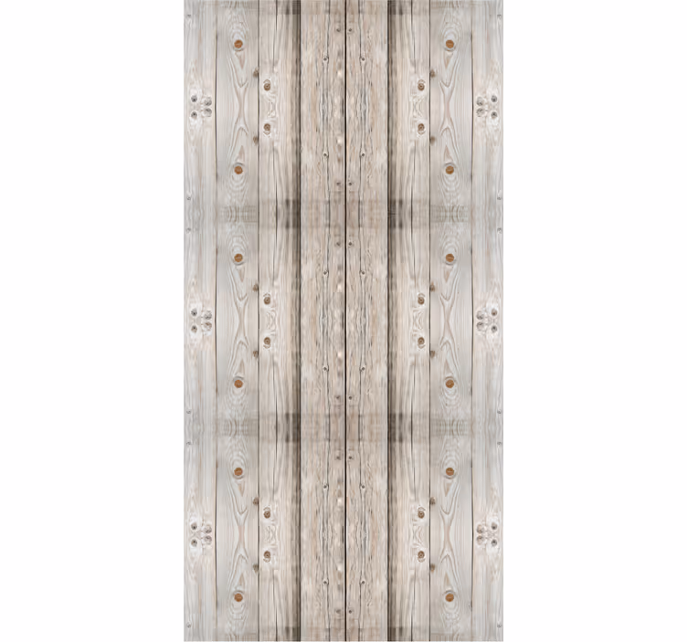 Carta da parati effetto legno simulazione di assi rustiche - TenStickers