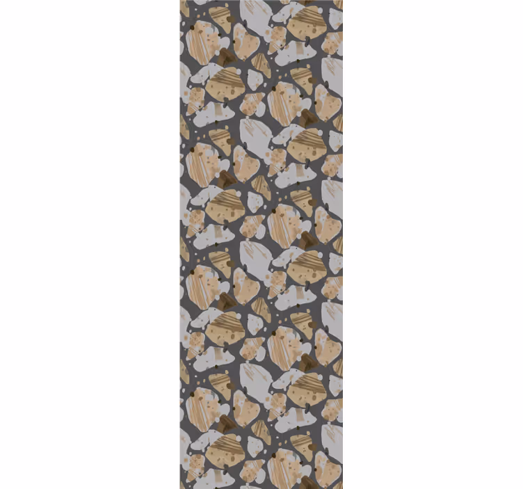 Carta da parati moderna texture grande motivo terrazzo - TenStickers