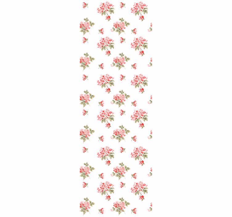 Carta da parati floreale con motivo di arrangiamenti vintage - TenStickers