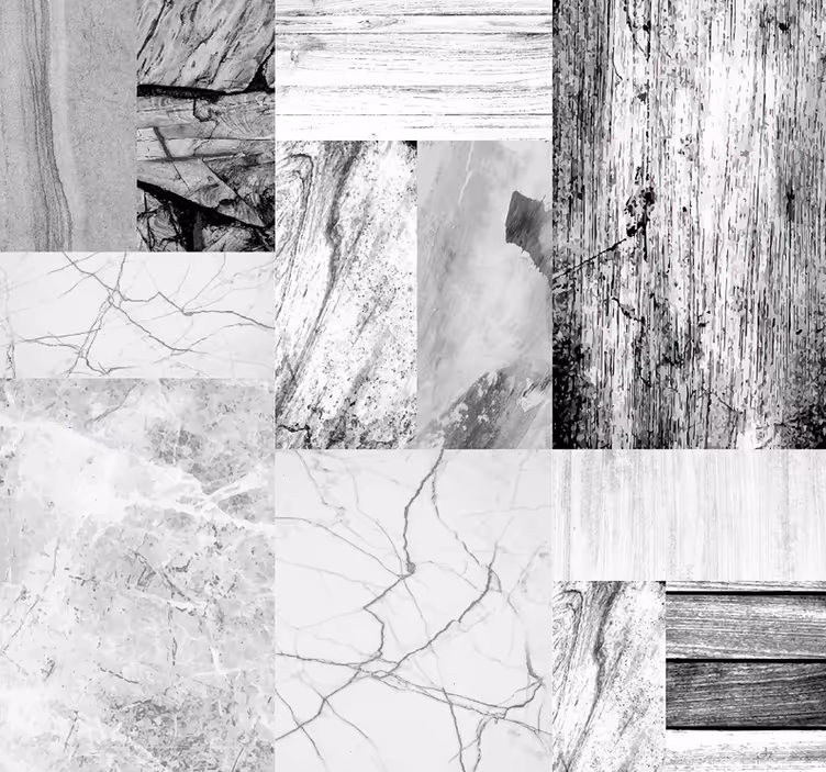 carta parati con texture  di puzzle di marmo - TenStickers