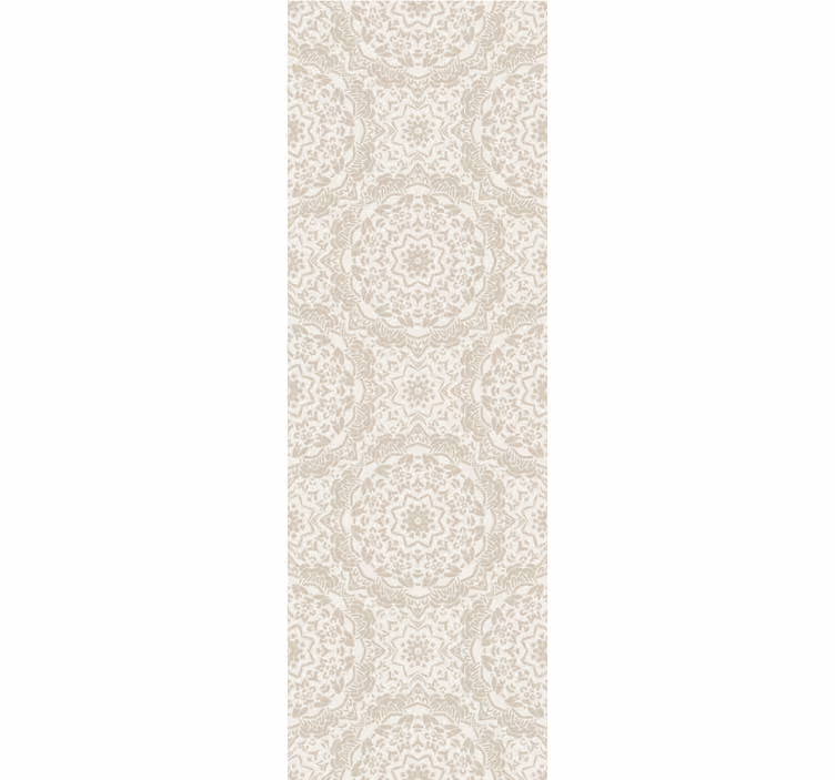 Carta da parati floreale medaglioni ornamentali - TenStickers