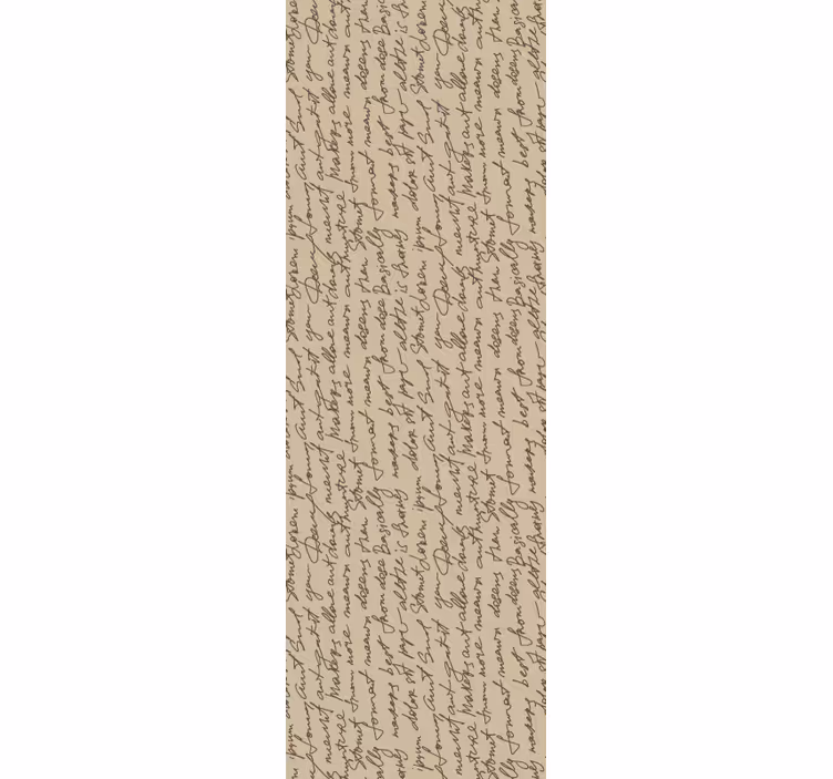 Carta da parati con scritte calligrafia elegante - TenStickers