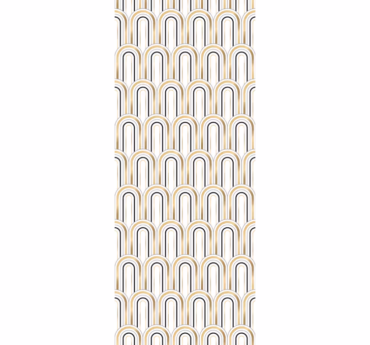 Carta da parati soggiorno modelli ad arco eleganti - TenStickers