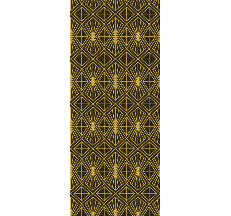 Carta da parati soggiorno forme geometriche radianti - TenStickers