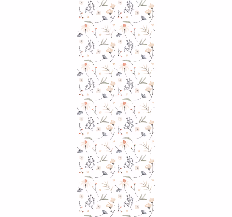 Carta da parati floreale composizione floreale delicata - TenStickers