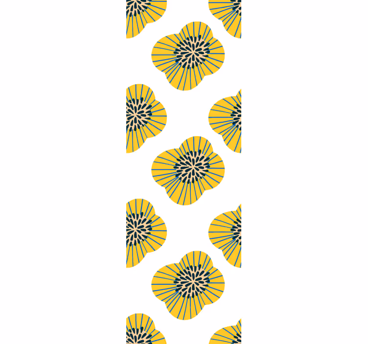 Carta da parati floreale motivo floreale elegante - TenStickers