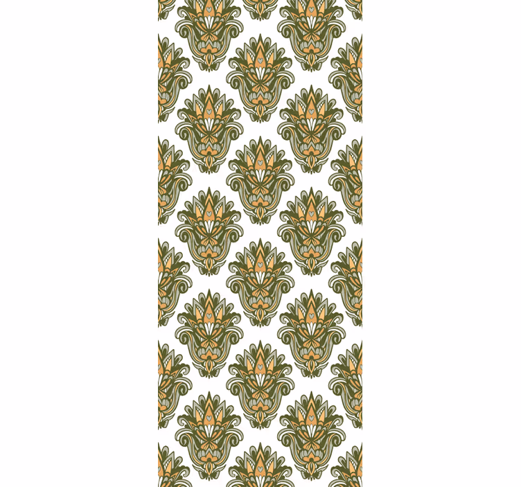 Carta da parati floreale struttura floreale elegante - TenStickers