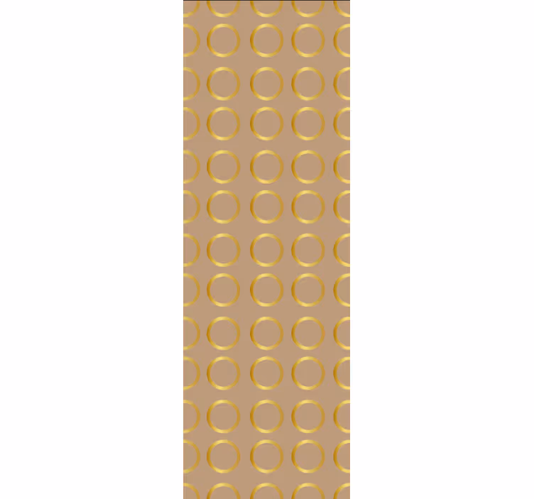 Carta da parati pois elegante motivo circolare - TenStickers