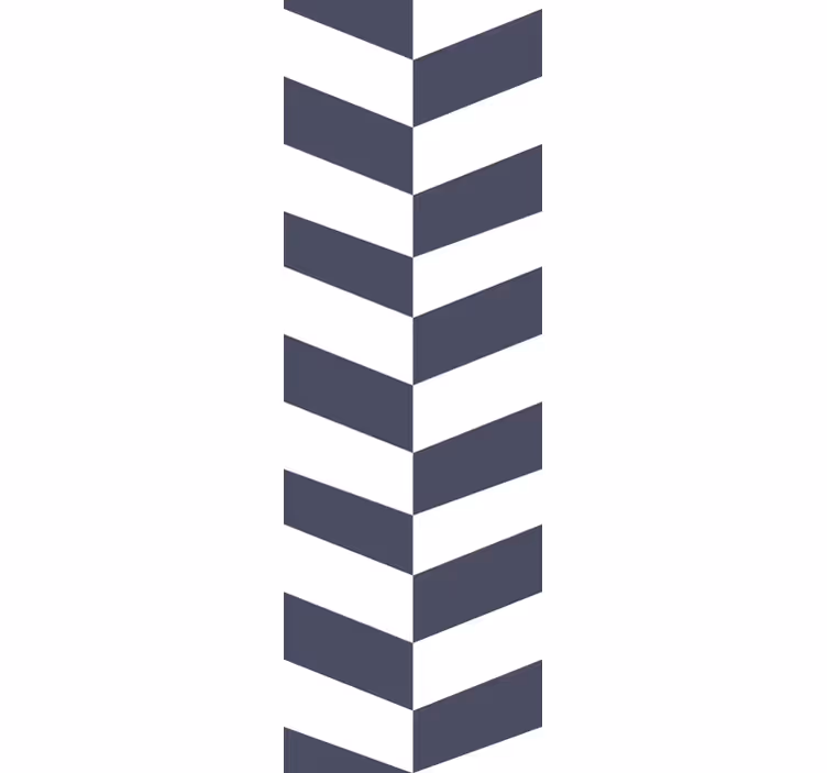 Carta da parati geometrica forme di freccia chevron - TenStickers