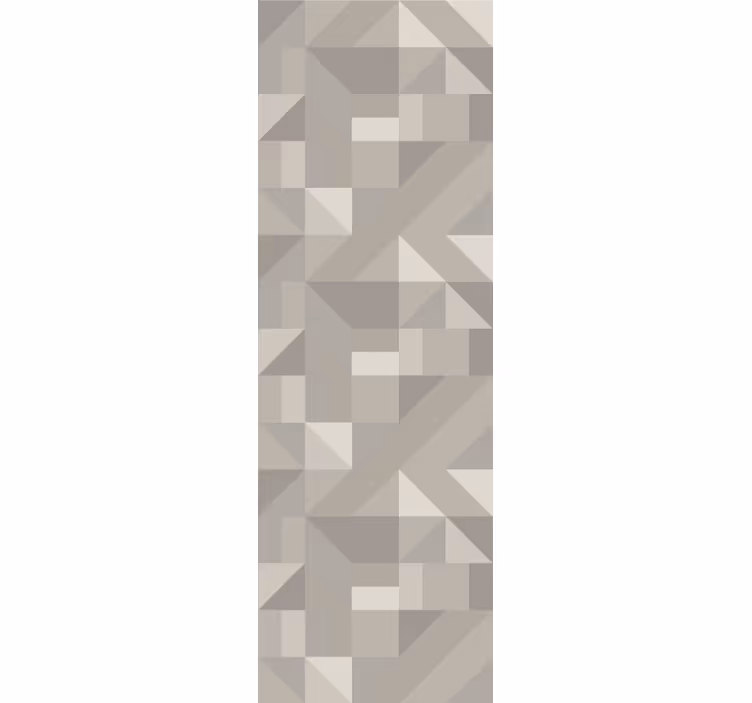 Carta da parati geometrica tonalità beige neutre - TenStickers