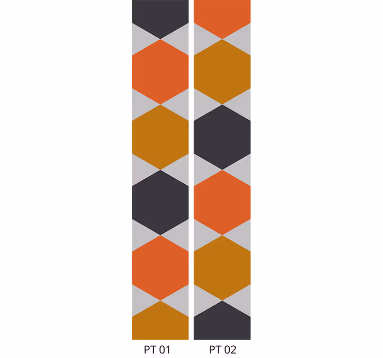 Carta da parati geometrica forme a nido d'ape - TenStickers