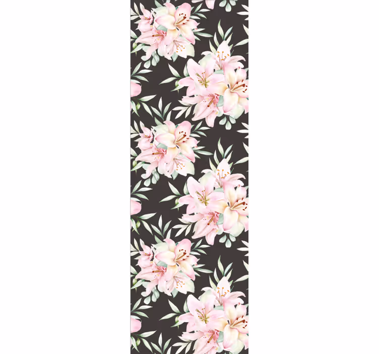 Carta da parati camera da letto bouquet floreale - TenStickers