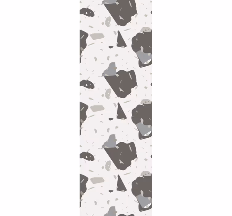 Carta da parati texture forme astratte grigie - TenStickers
