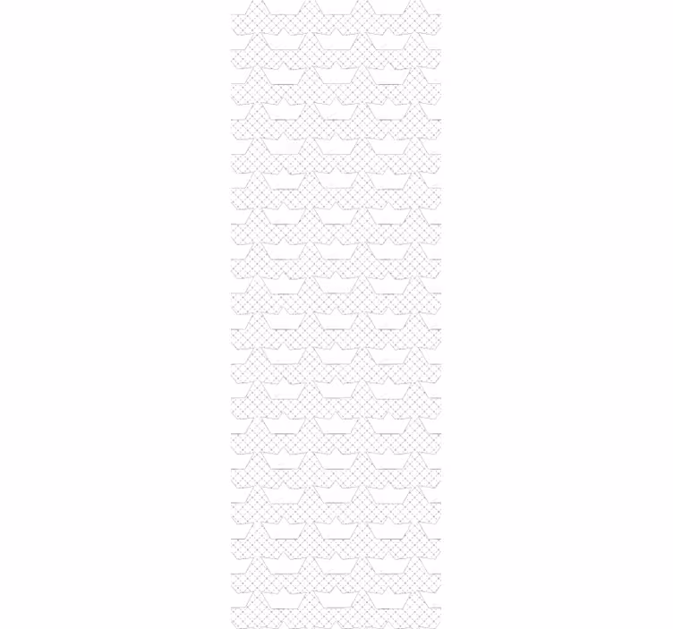 Carta da parati cameretta con motivo barche di carta - TenStickers
