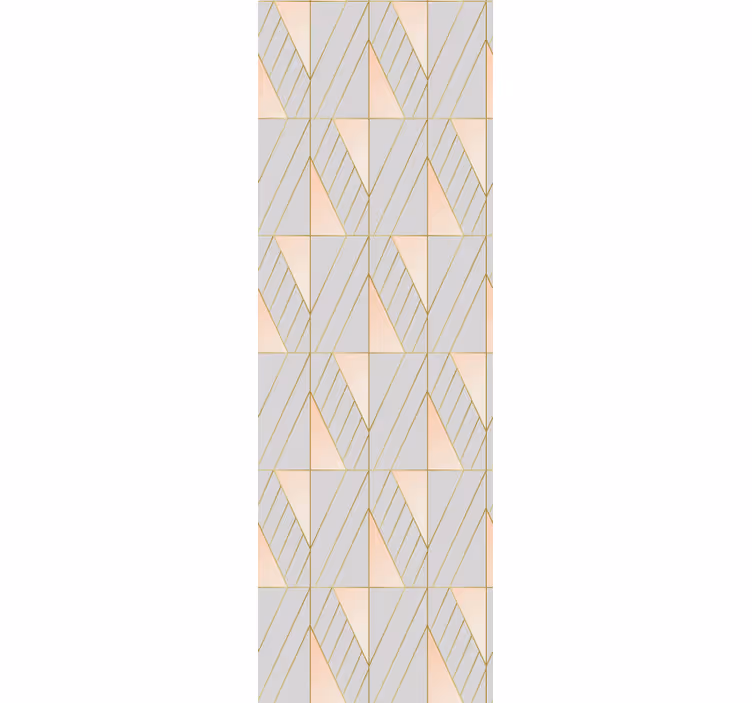 Carta da parati moderna forme geometriche stratificate - TenStickers