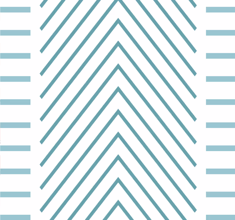 Carta da parati soggiorno eleganti linee a chevron - TenStickers